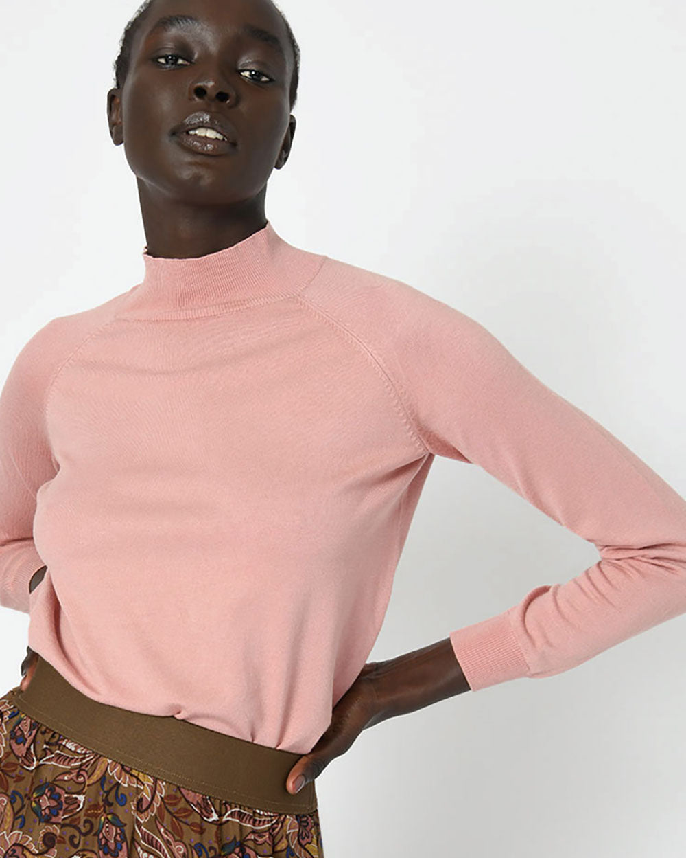 Maneh Mock Neck Knit