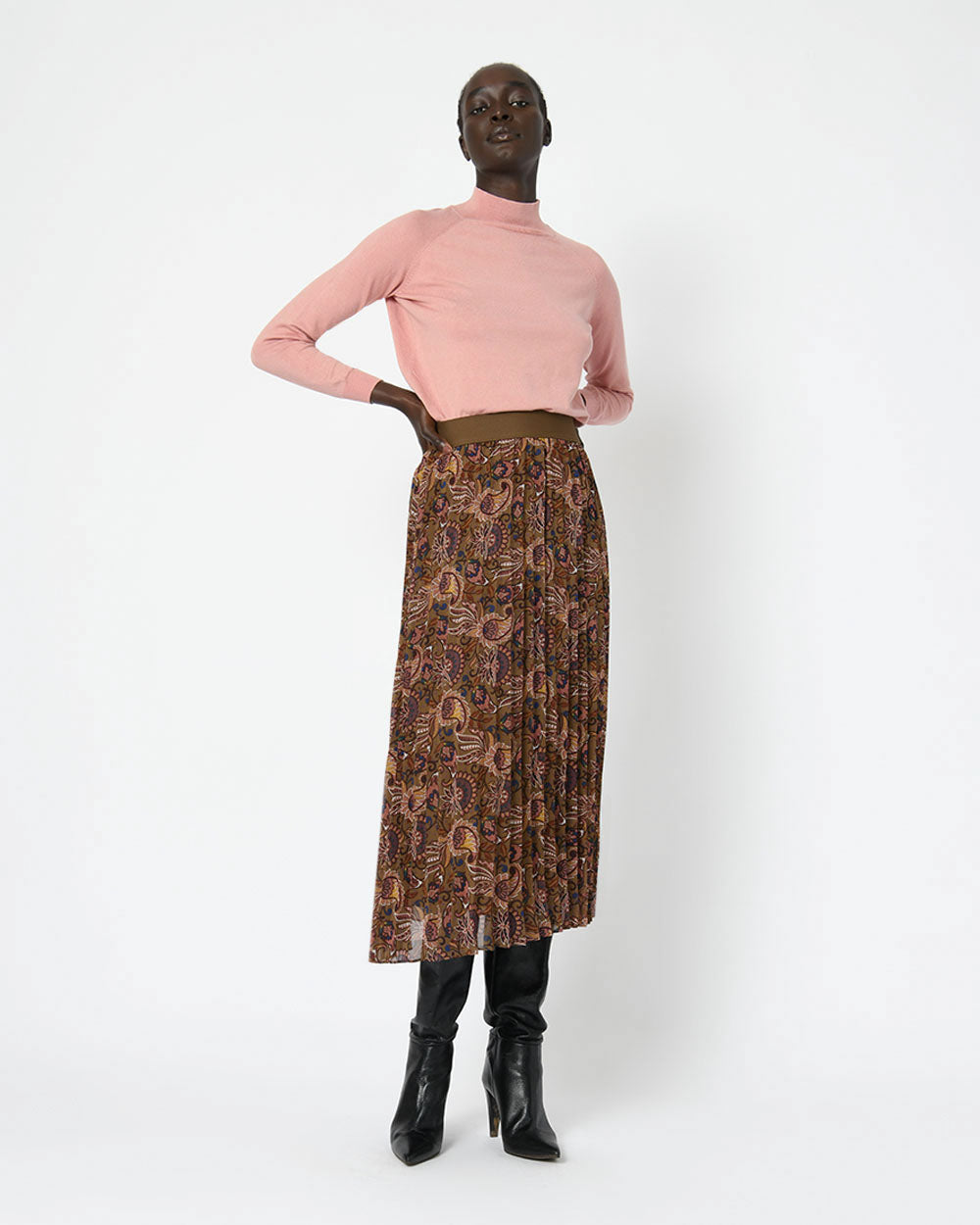 Maneh Mock Neck Knit