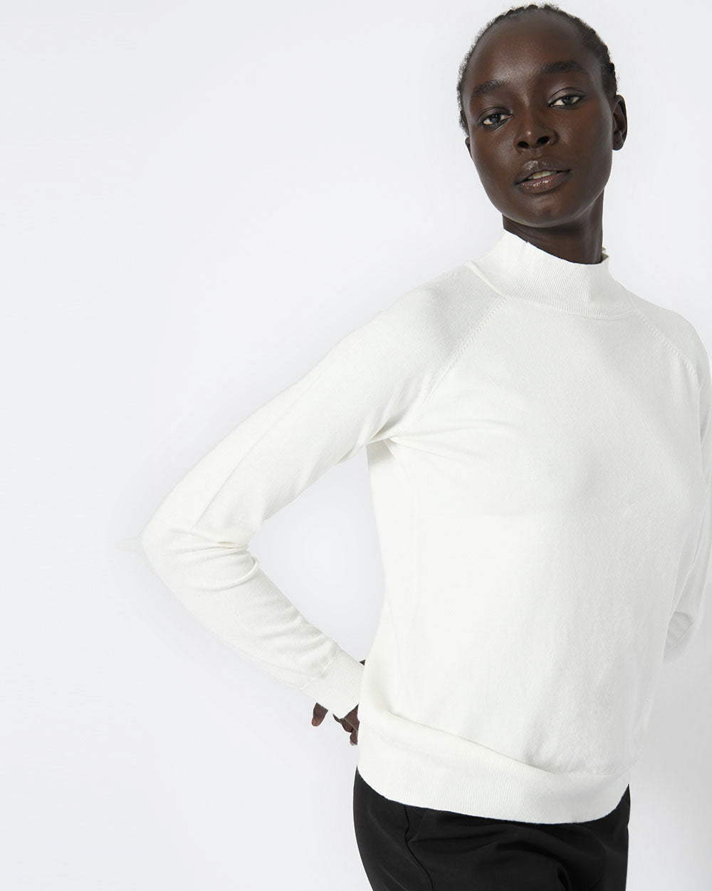 Maneh Mock Neck Knit