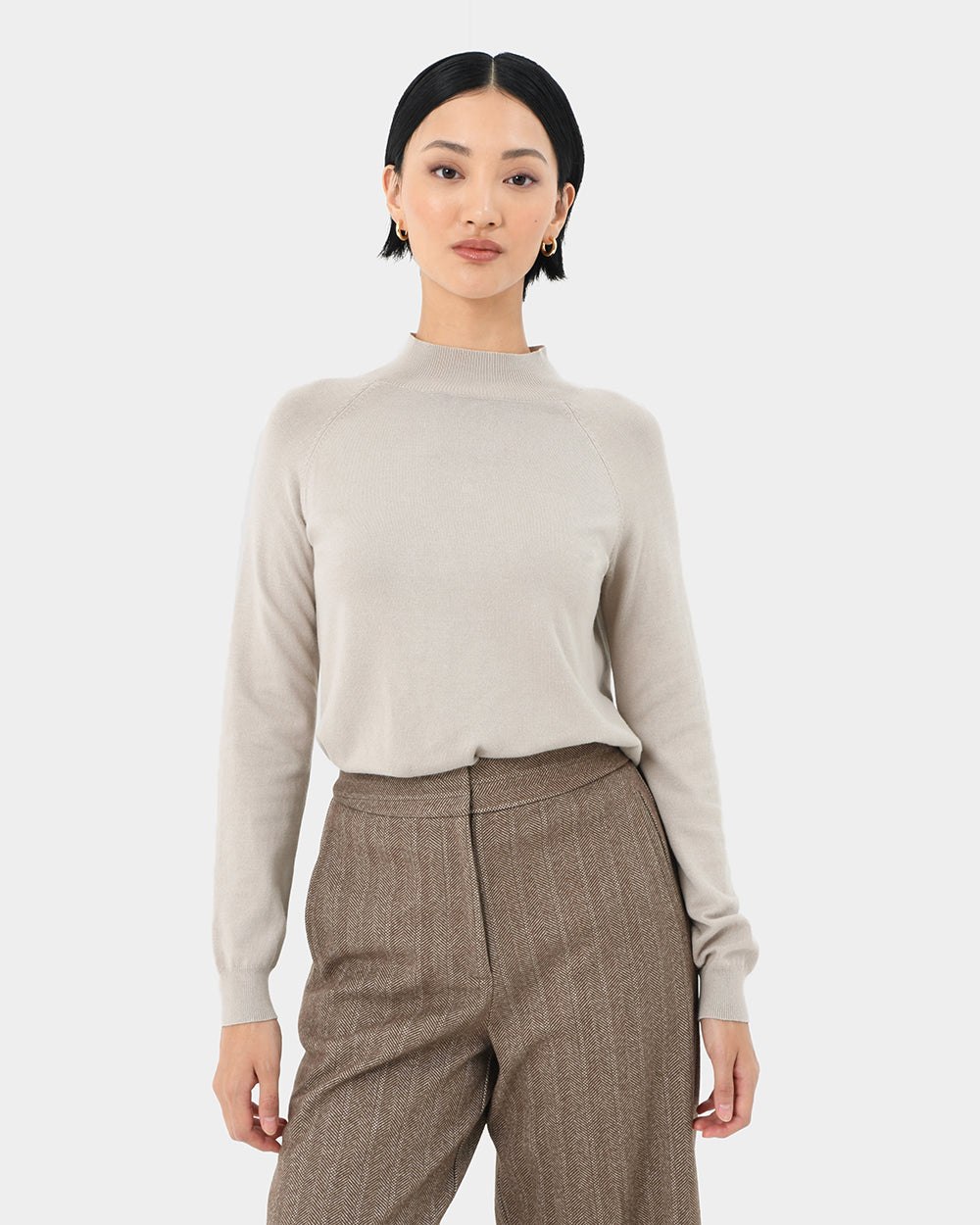 Maneh Mock Neck Knit