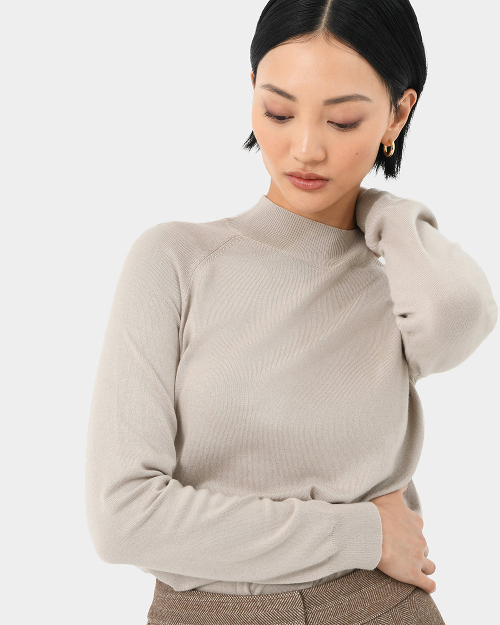 Maneh Mock Neck Knit