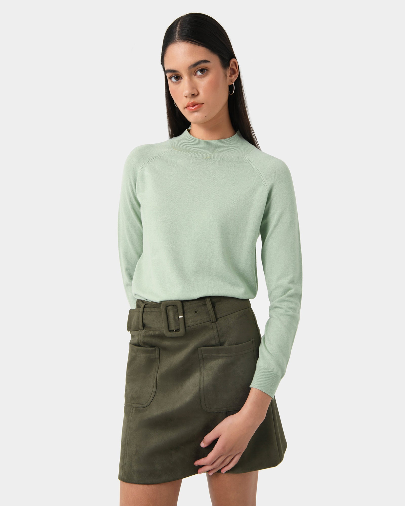 Maneh Mock Neck Knit