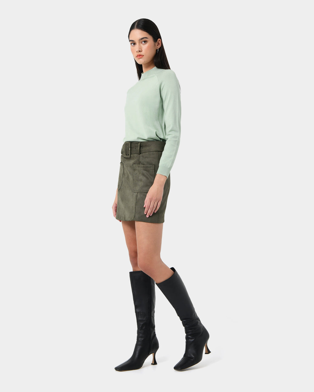Maneh Mock Neck Knit