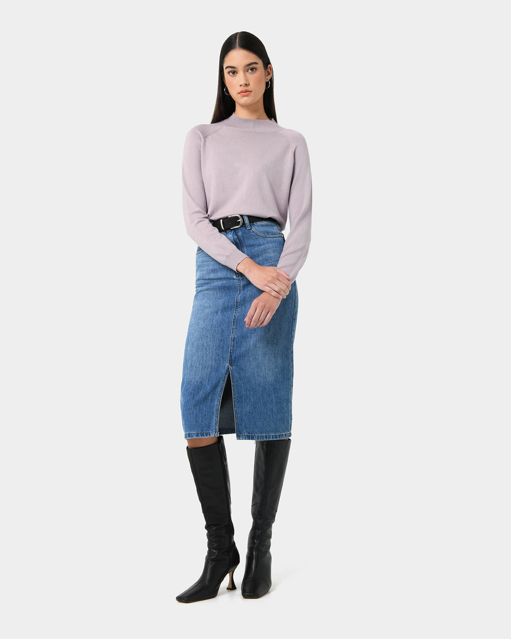 Maneh Mock Neck Knit