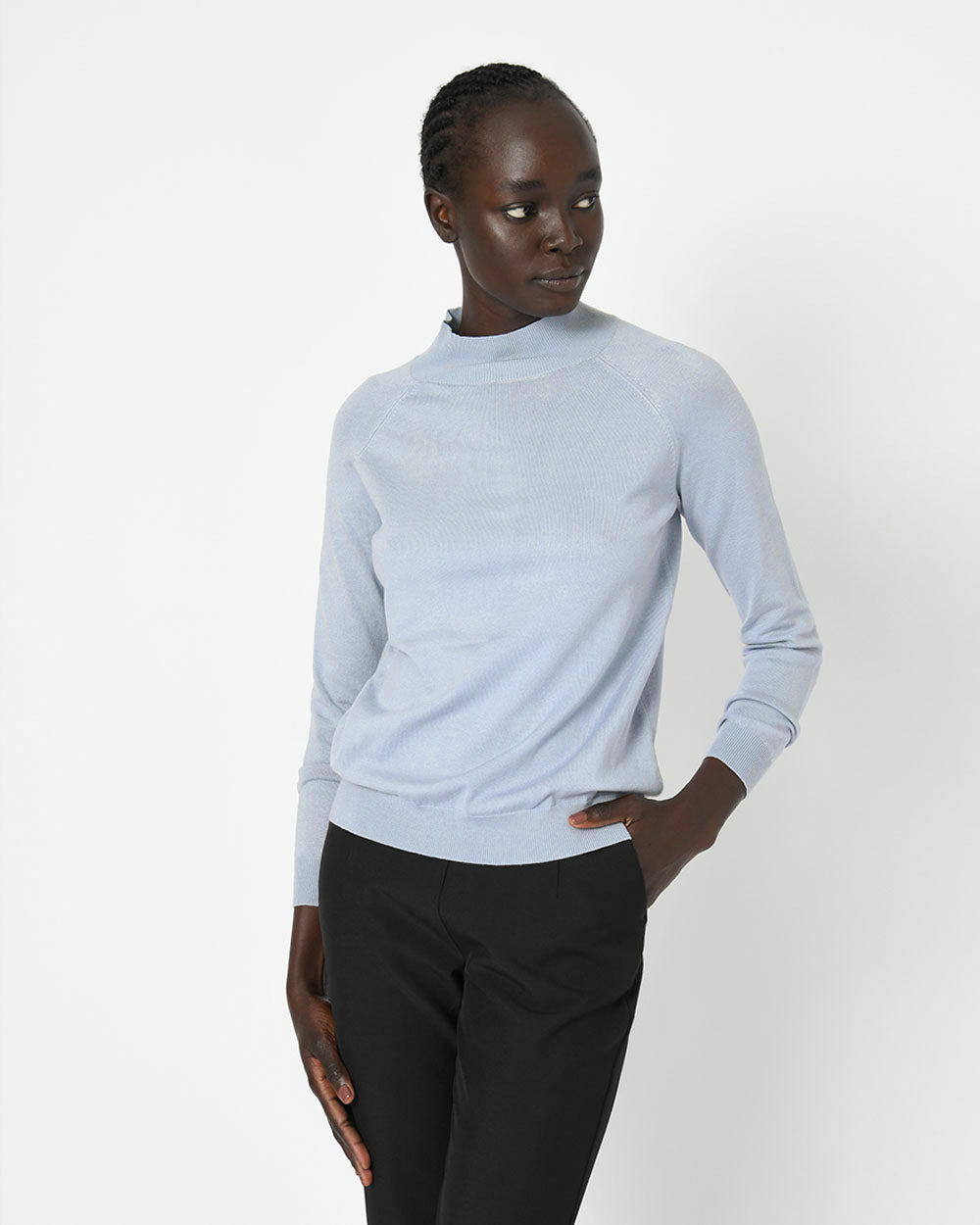 Maneh Mock Neck Knit