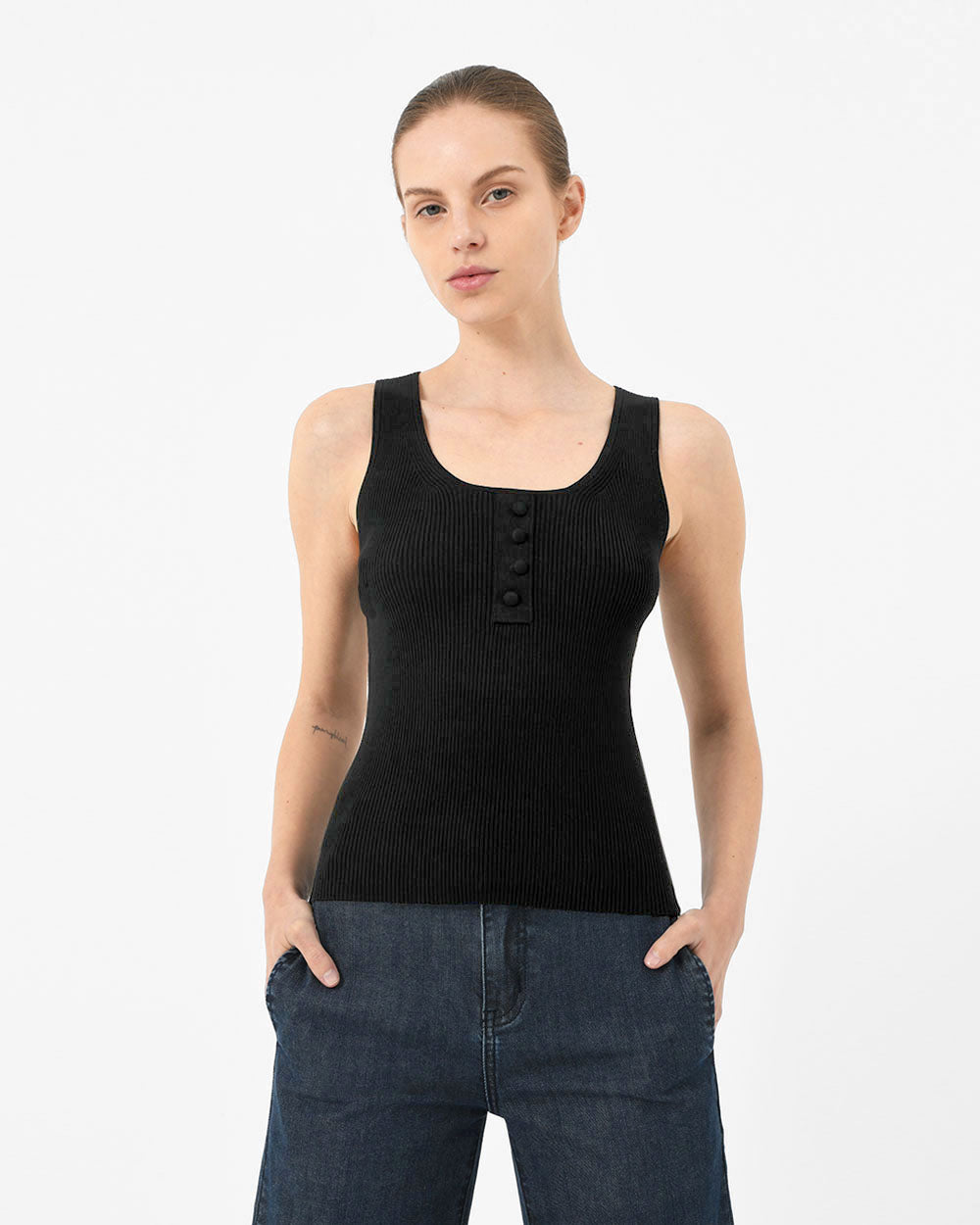 Alba Knit Rib Top