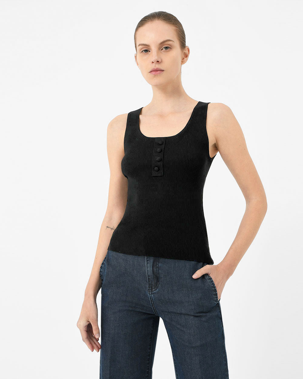Alba Knit Rib Top