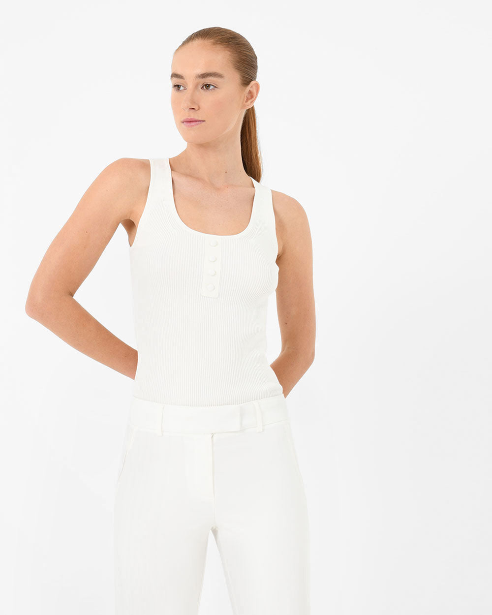 Alba Knit Rib Top