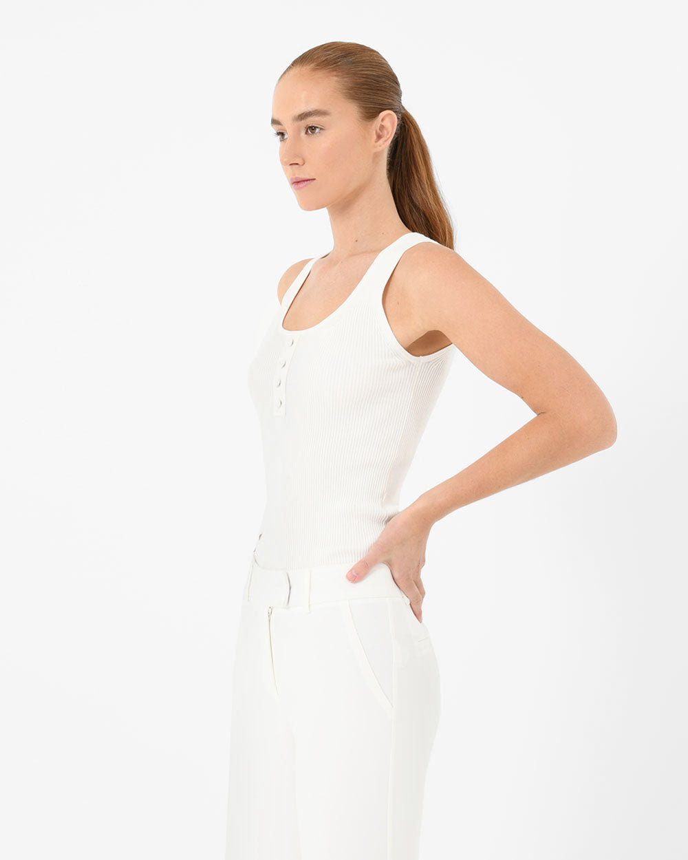 Alba Knit Rib Top