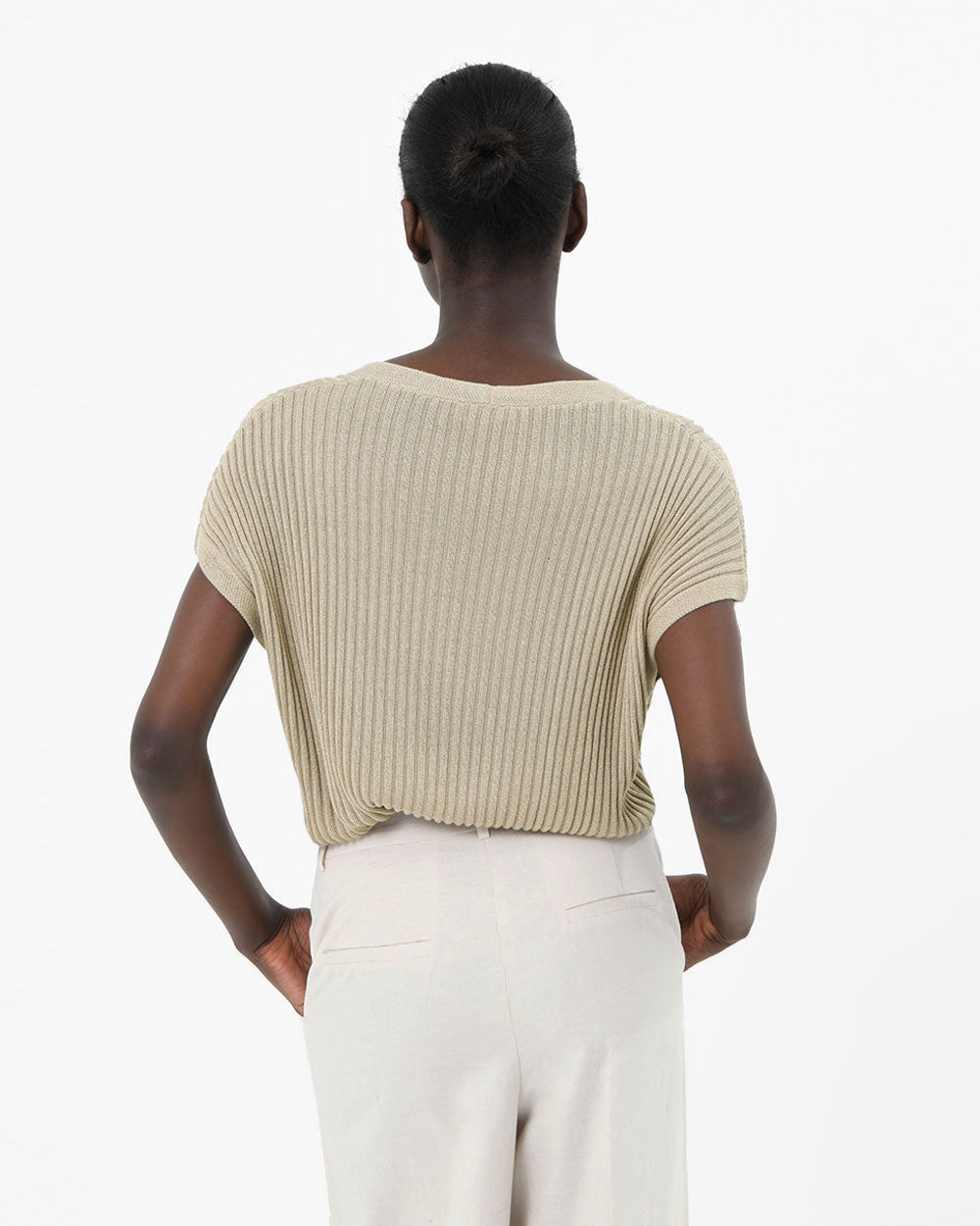 Sloan V-Neck Cape Sweater
