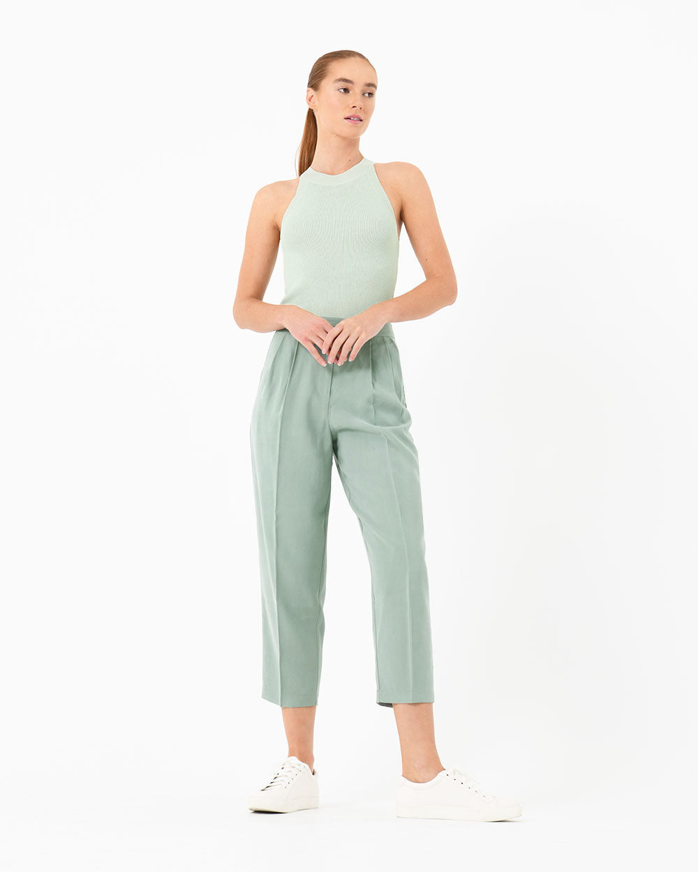 Skye Halter Neck Knit Top