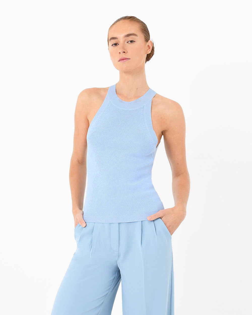 Skye Halter Neck Knit Top