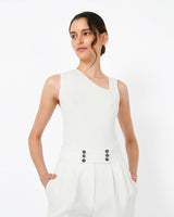 Tiana Asymmetric Knit Top