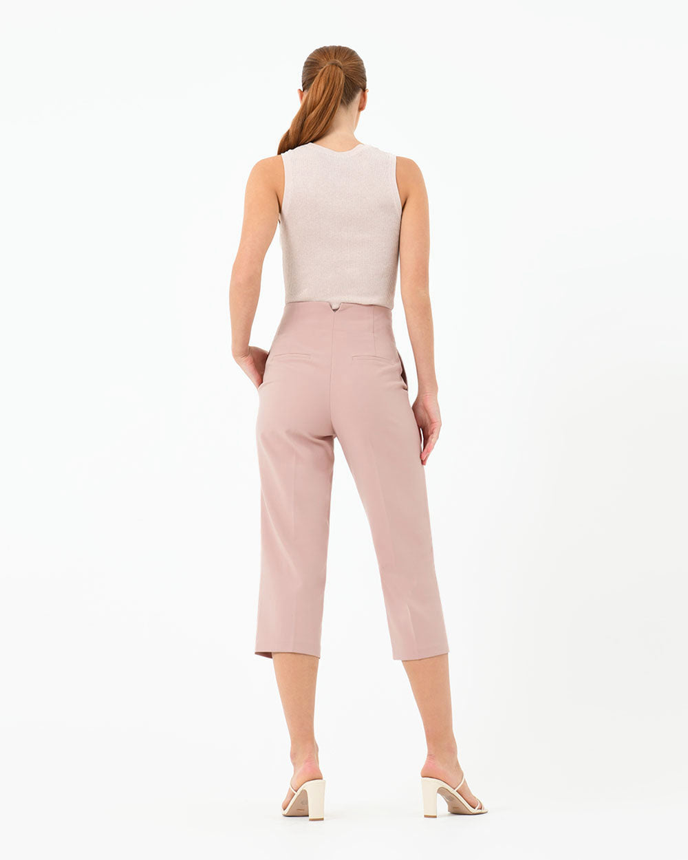 Rory High-Waisted Belted Pants