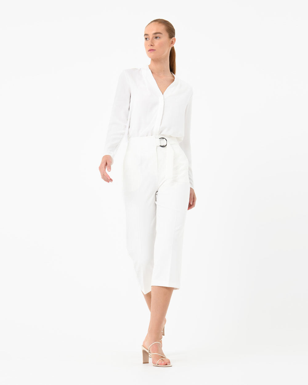 Rory High-Waisted Belted Pants