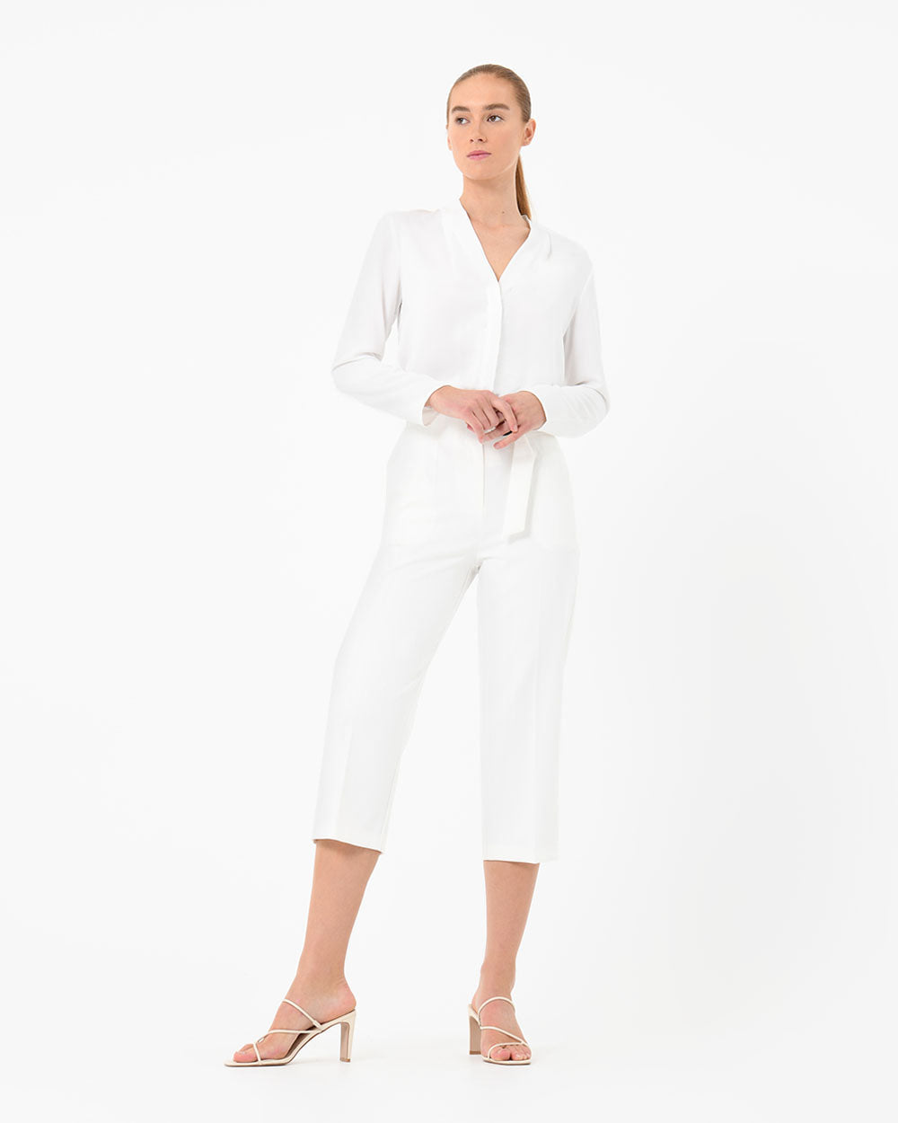 Rory High-Waisted Belted Pants