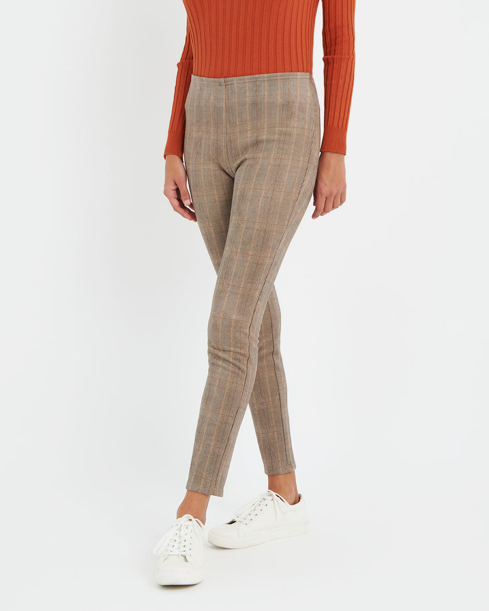 Arlene Check Stretch Pants