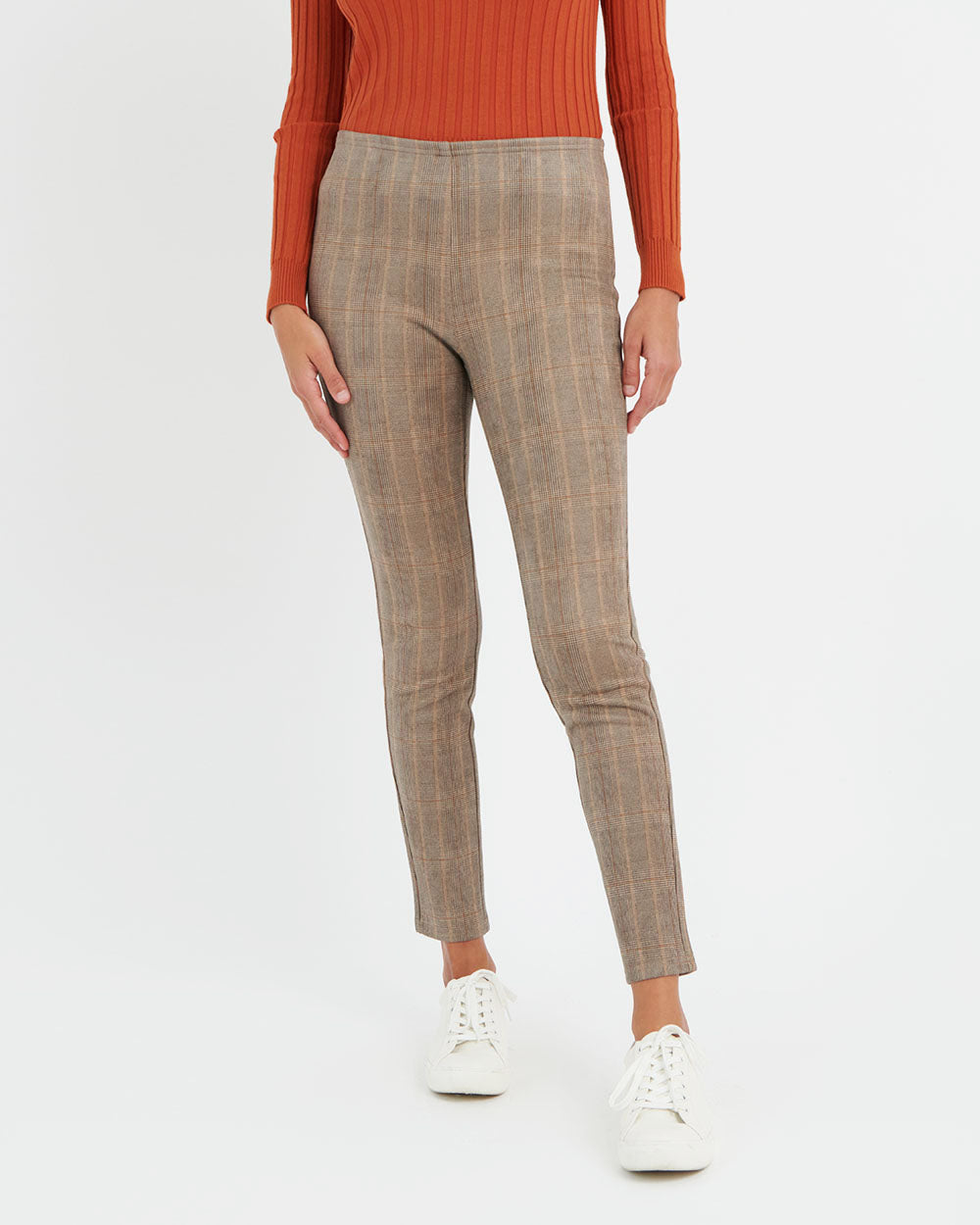 Arlene Check Stretch Pants