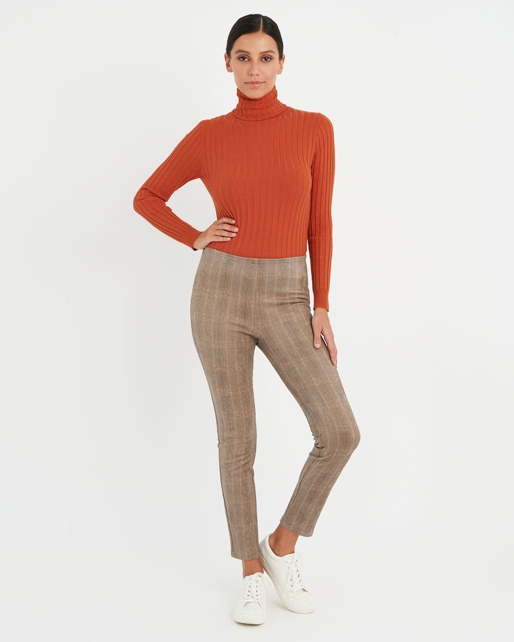 Arlene Check Stretch Pants