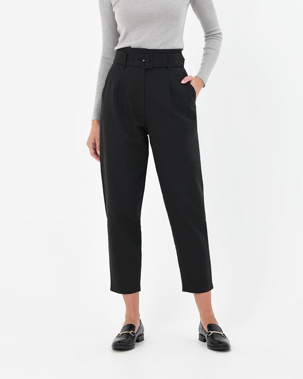 Lucille Highwaist Belted Pants