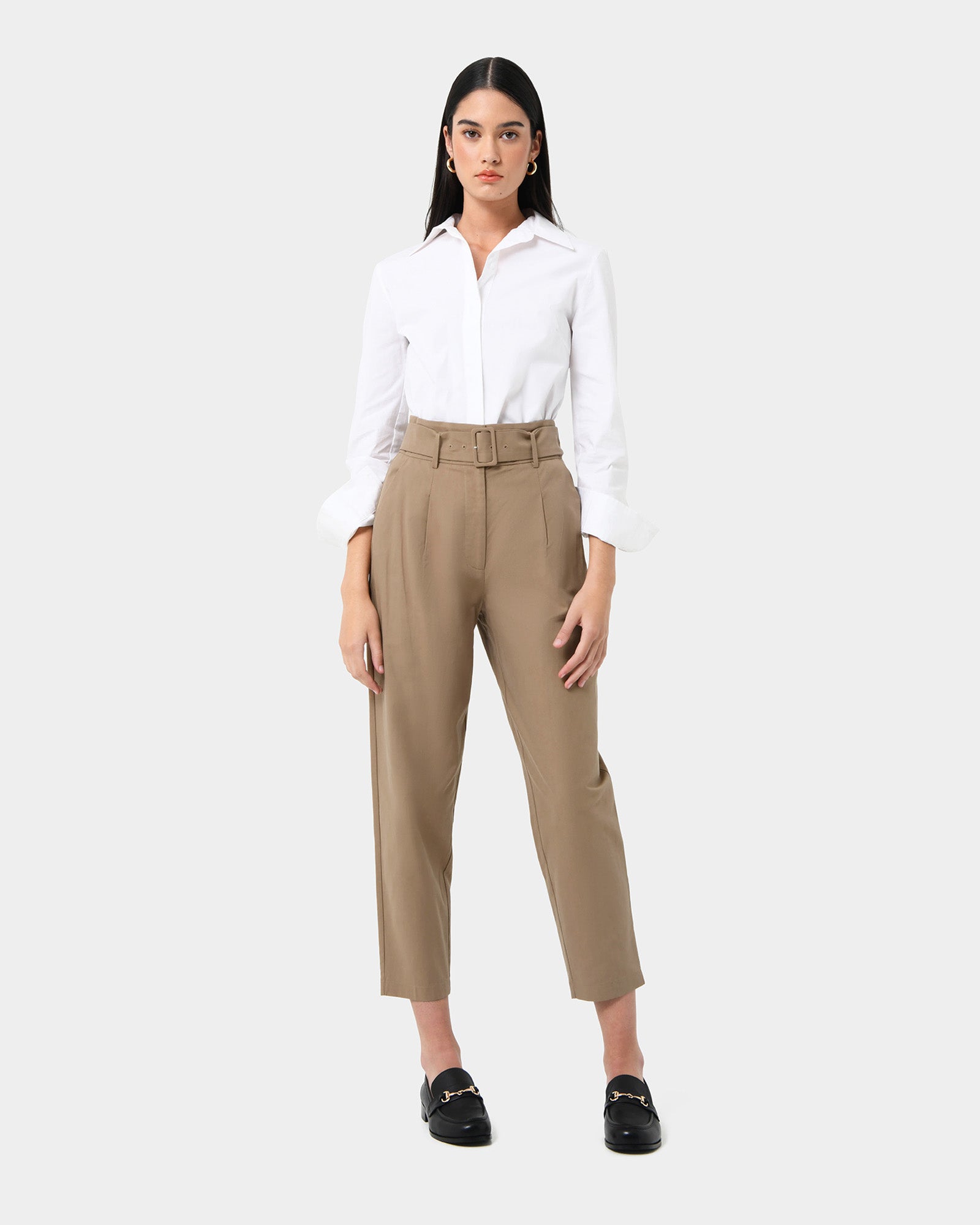 Lucille Highwaist Belted Pants