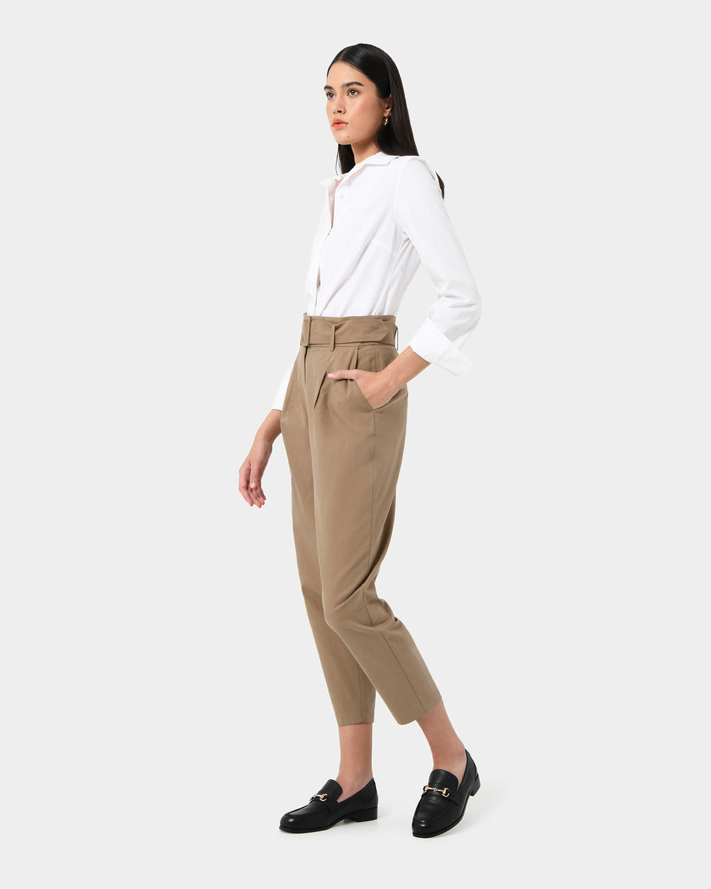 Lucille Highwaist Belted Pants