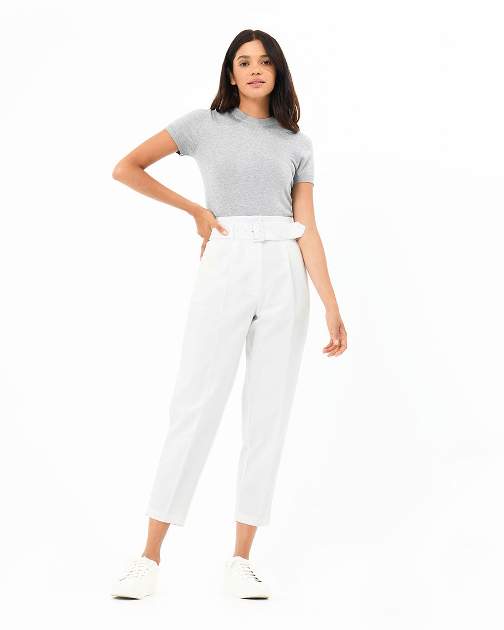 Lucille Highwaist Belted Pants
