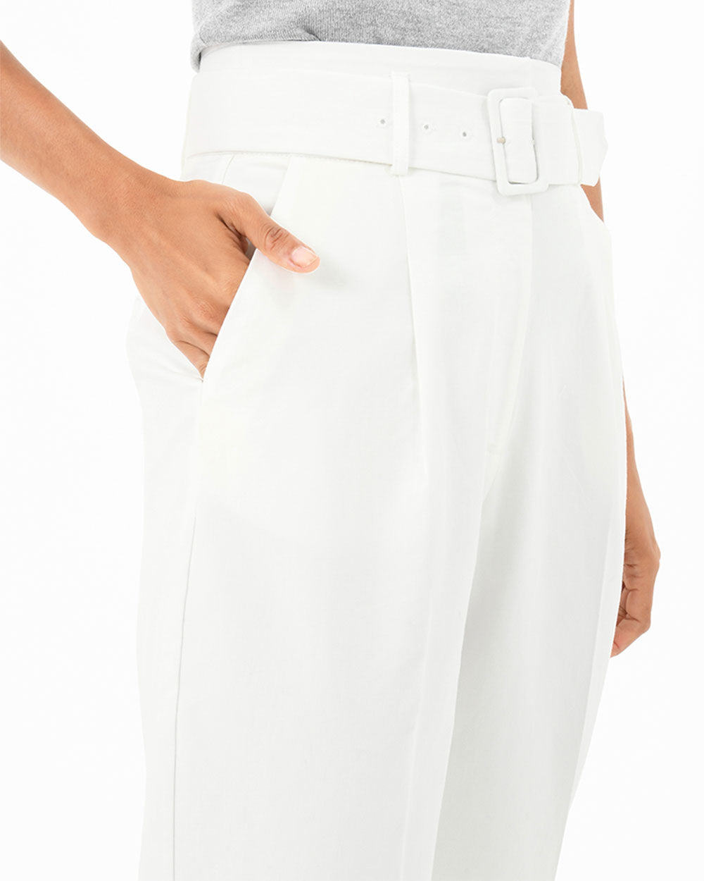 Lucille Highwaist Belted Pants