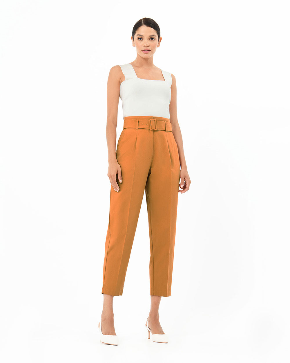 Lucille Highwaist Belted Pants