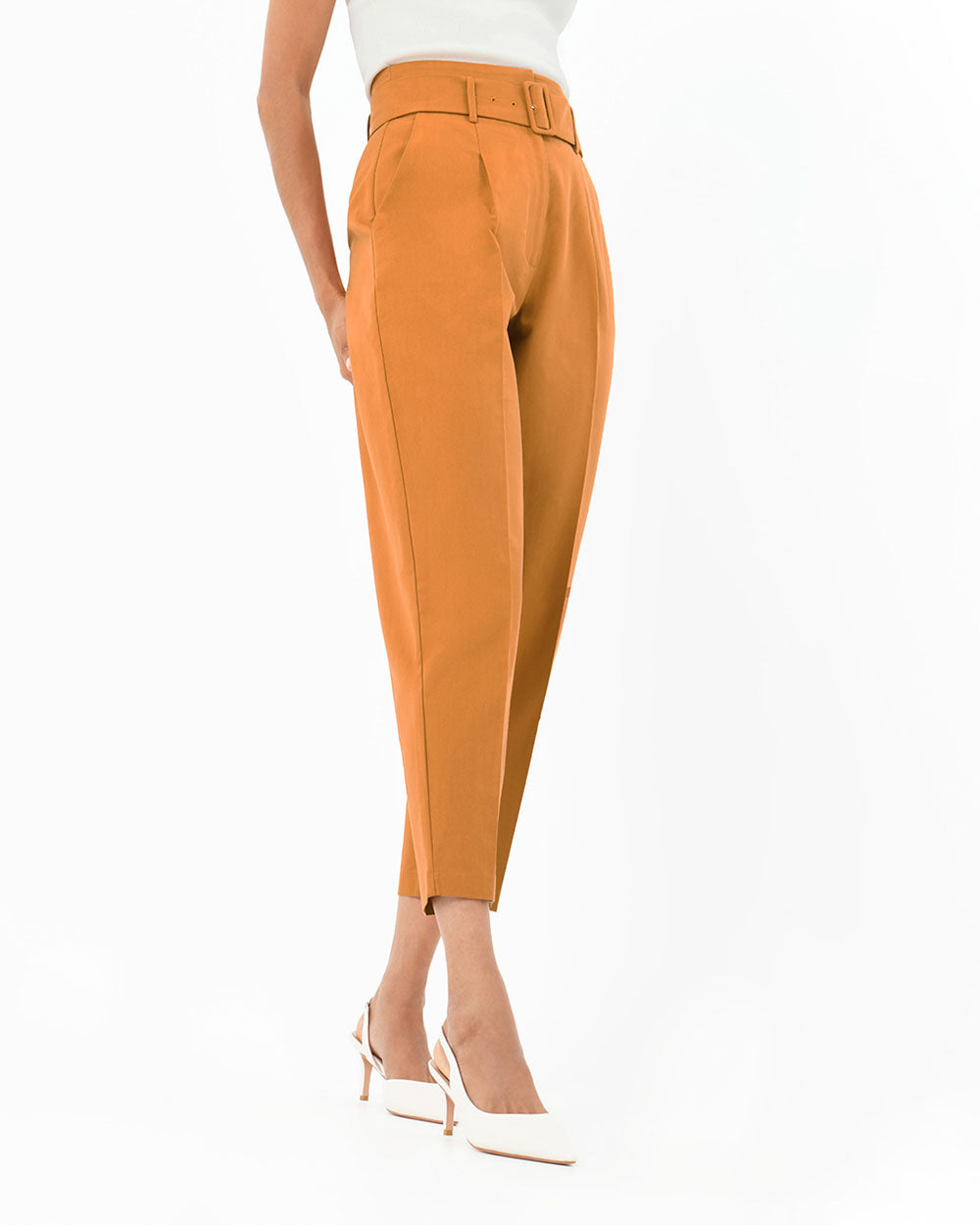 Lucille Highwaist Belted Pants