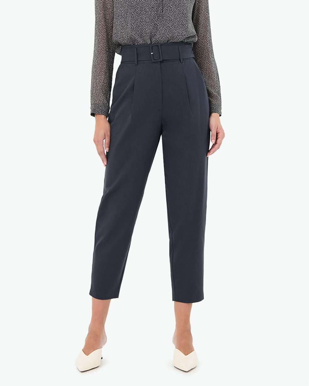 Lucille Highwaist Belted Pants