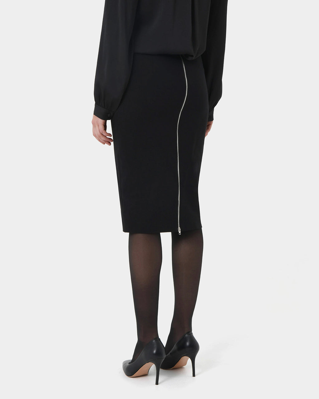 Jayden Zipper Pencil Skirt