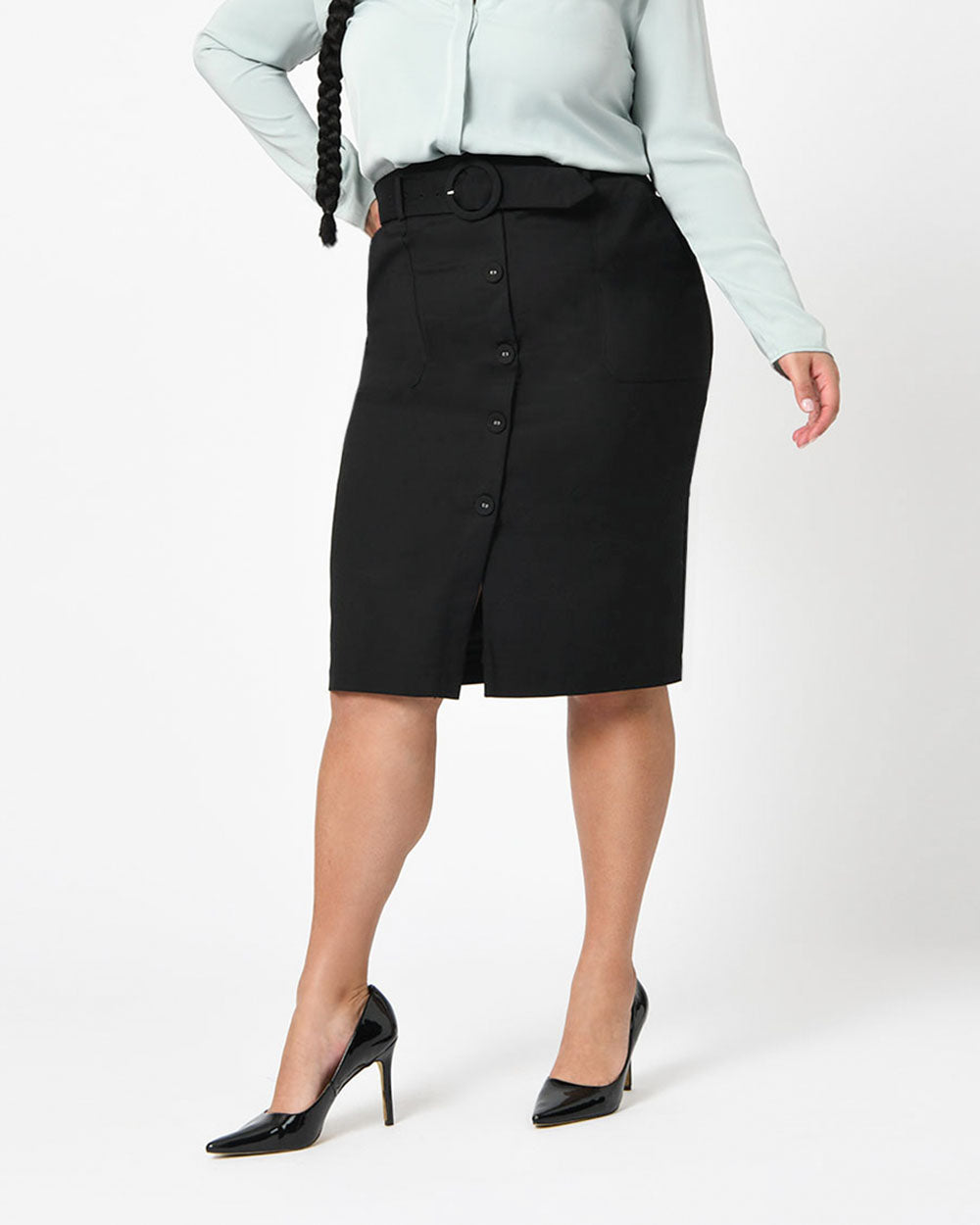 Erika Button Up Skirt