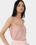 Aleksia Lace Trim Cami Top