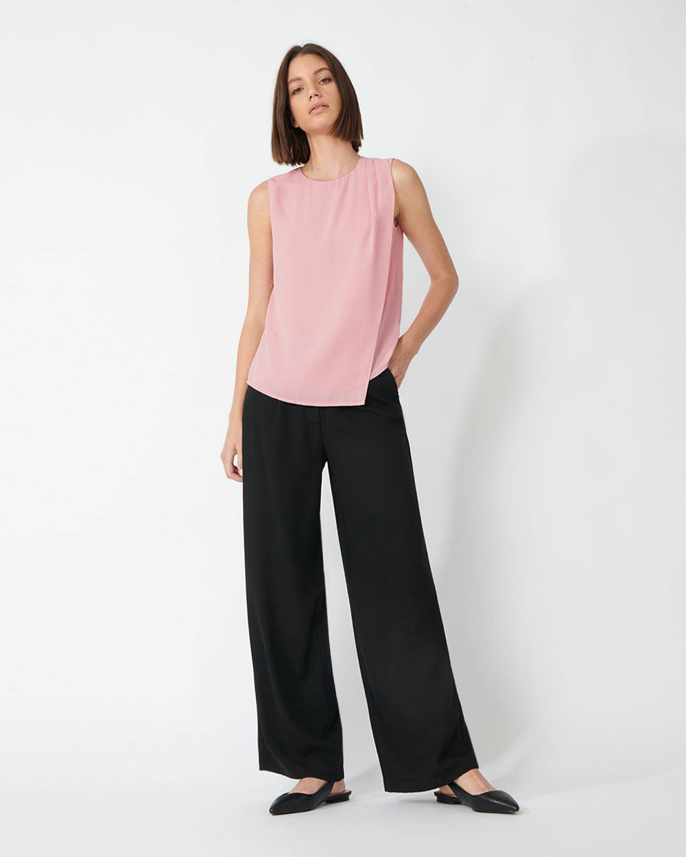 Leona Split Front Blouse