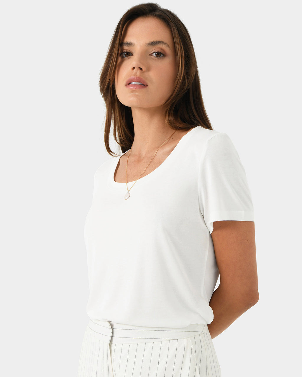 Hanna Scoop Modal Tee