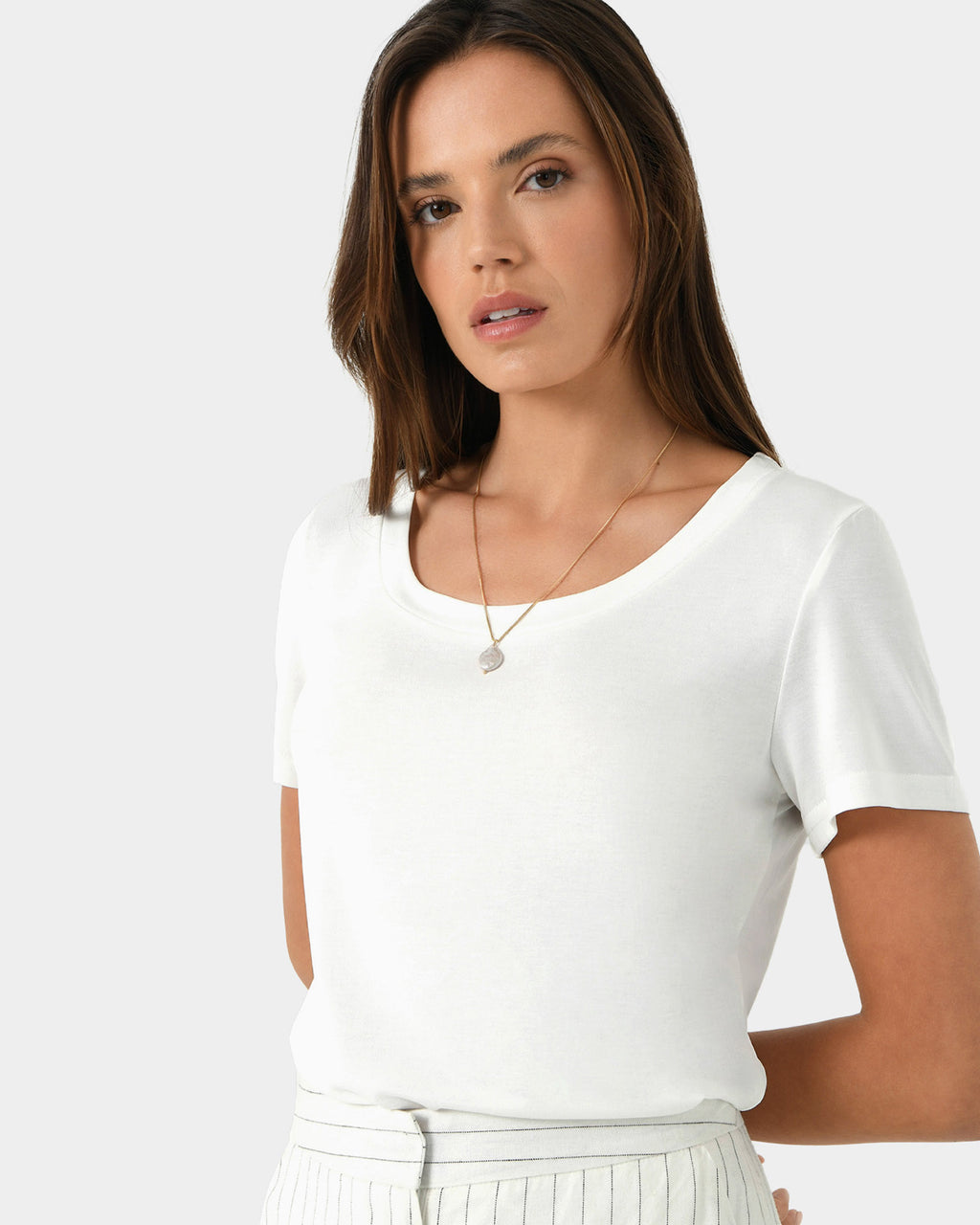 Hanna Scoop Modal Tee