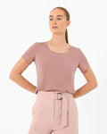 Hanna Scoop Modal Tee