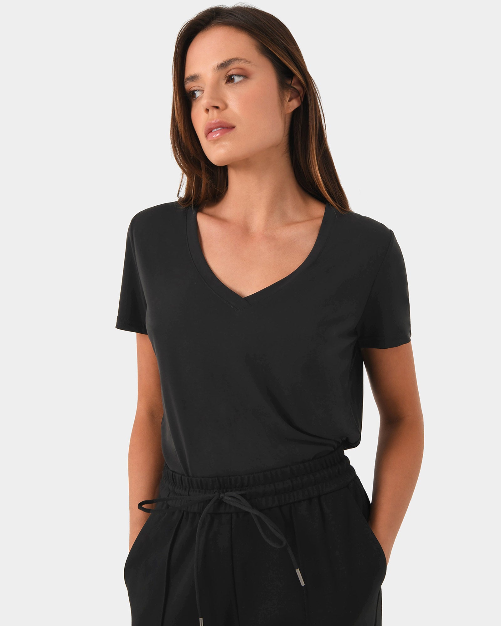 Lili V Modal Tee
