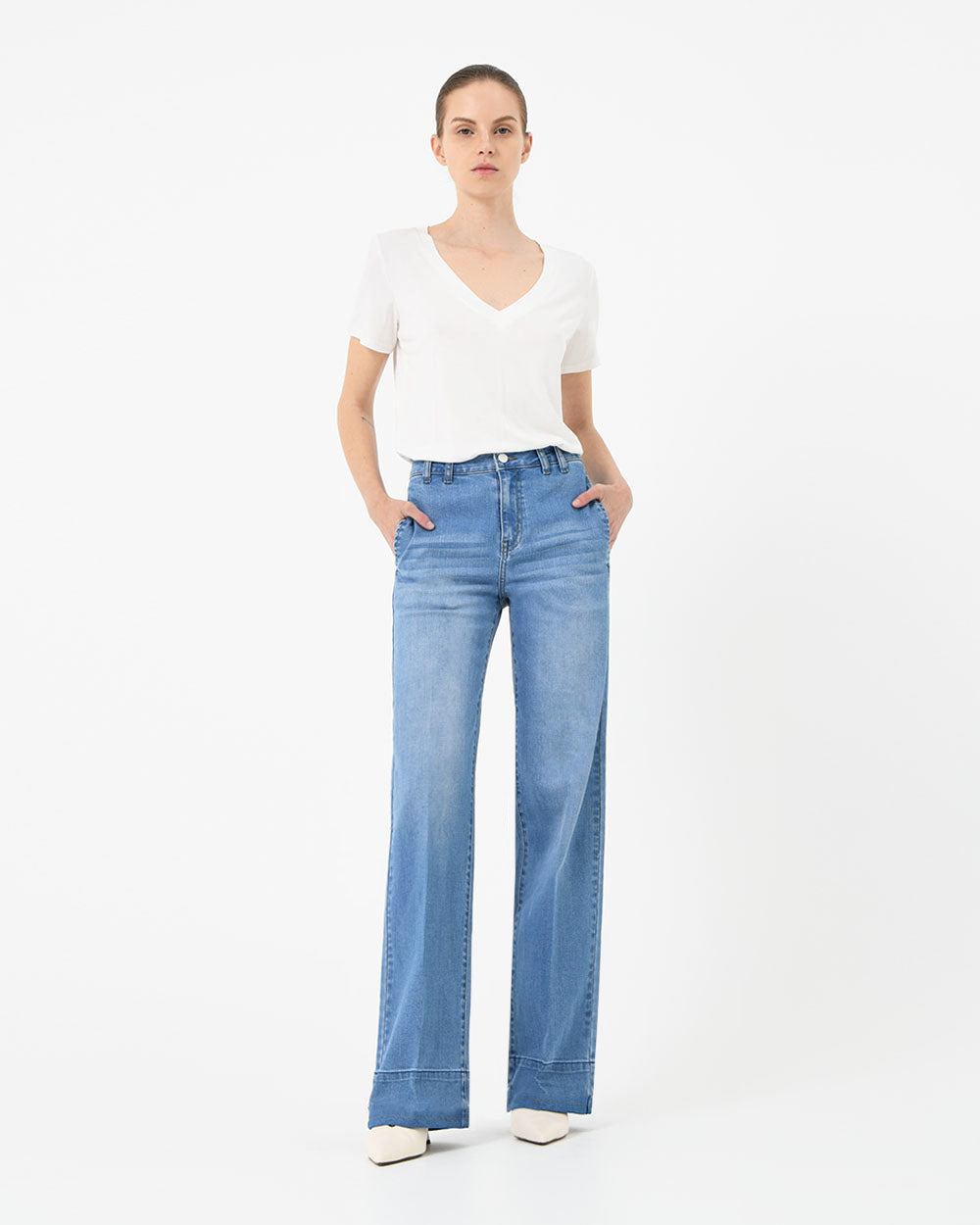 Lili V Modal Tee