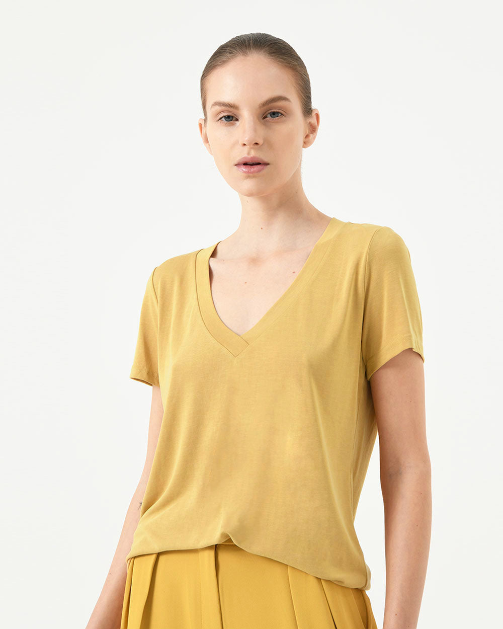 Lili V Modal Tee