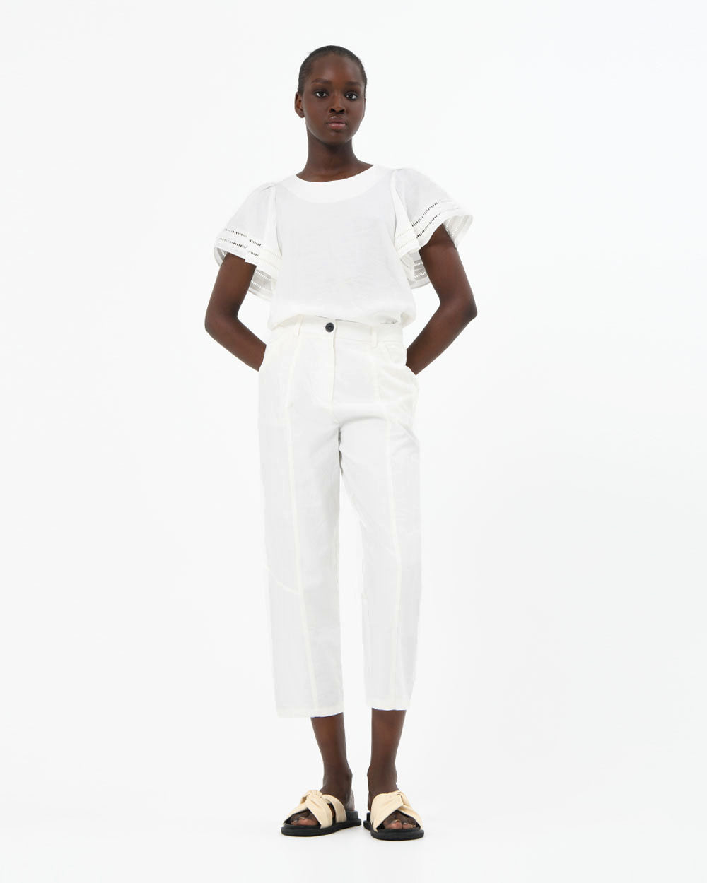 Melody Ladder Stitch Blouse