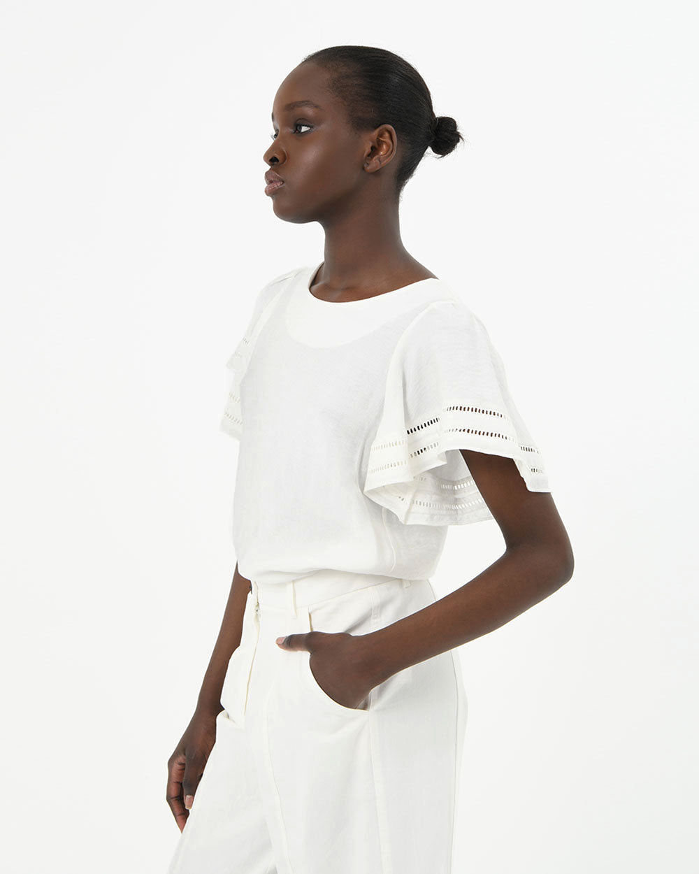 Melody Ladder Stitch Blouse