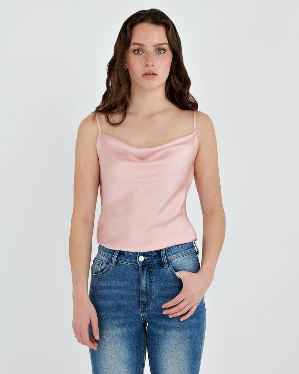 Jayla Cowl Neck Cami