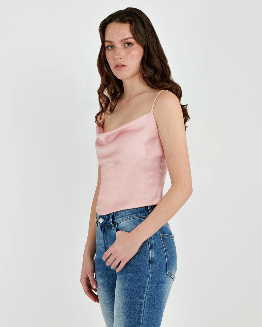 Jayla Cowl Neck Cami