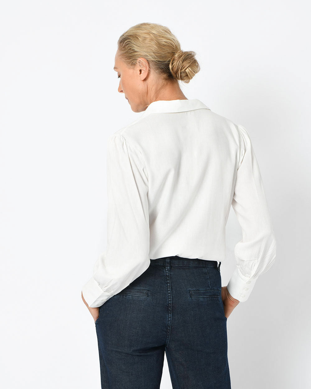 Hannah Collared Blouse
