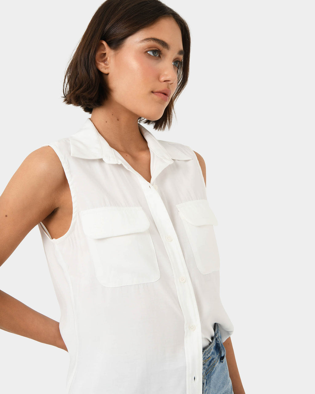 Aimee Sleeveless Shirt