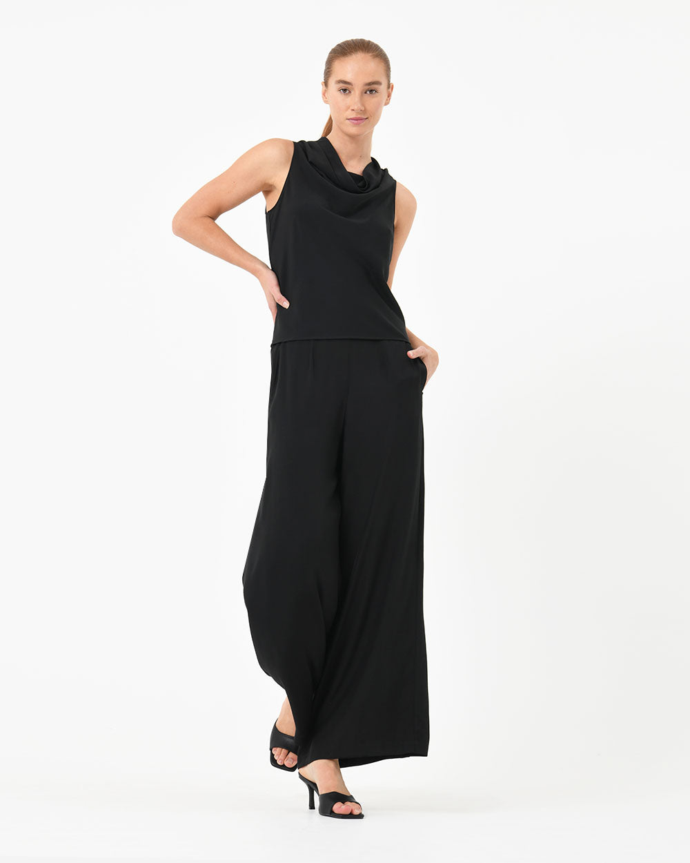 Nora Drape Neck Top