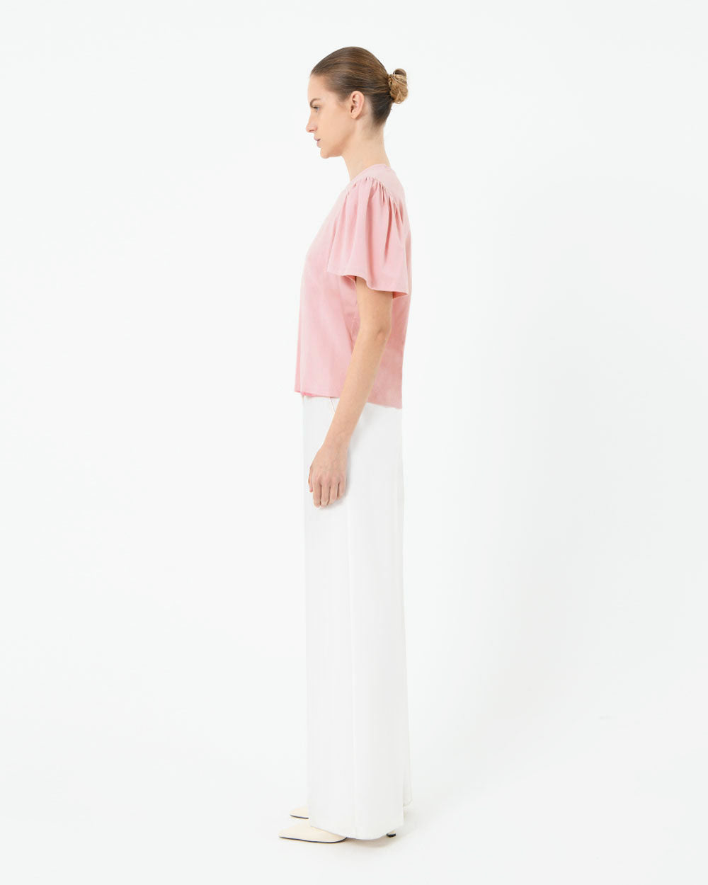 Cayla Gathered Sleeve Tee