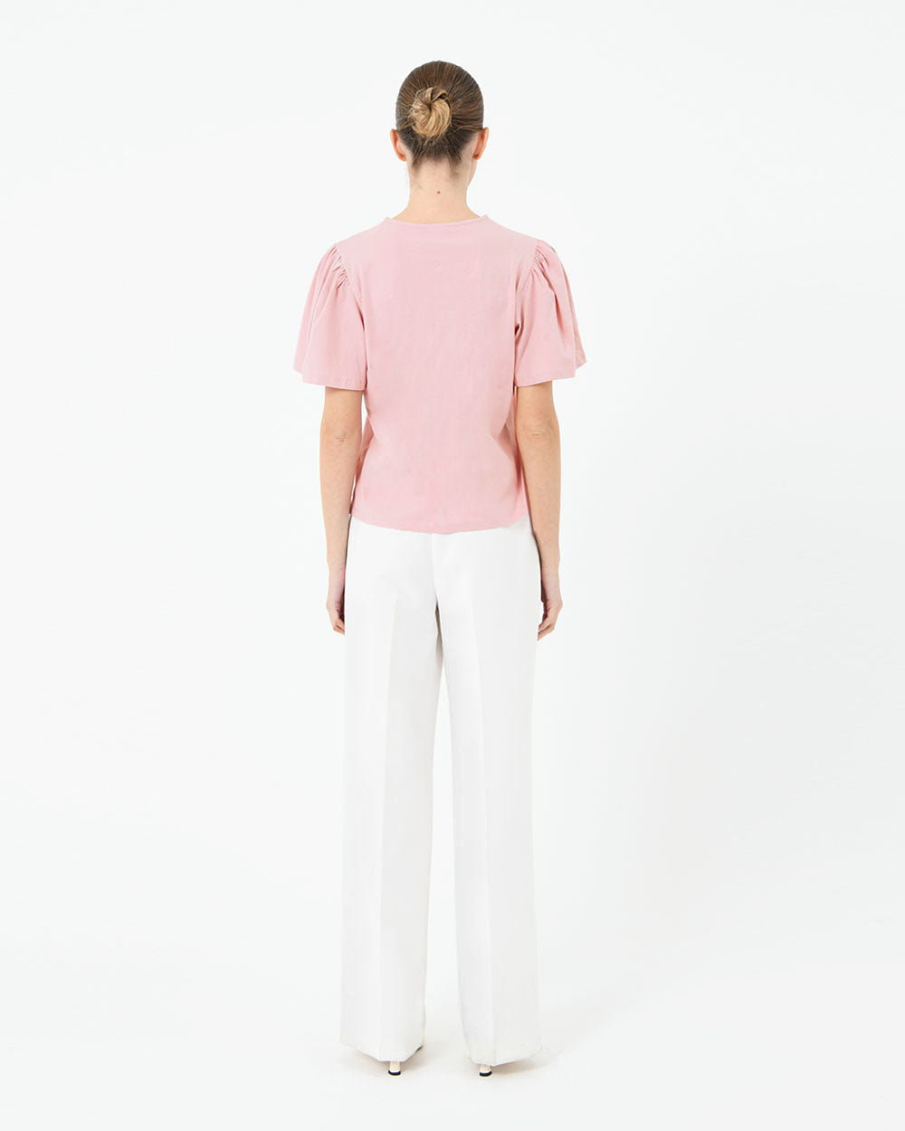 Cayla Gathered Sleeve Tee
